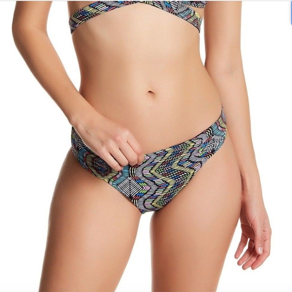 NEW! L Space‎ Monique Print Bikini Bottom Full Cut [SZ Large ] #1298